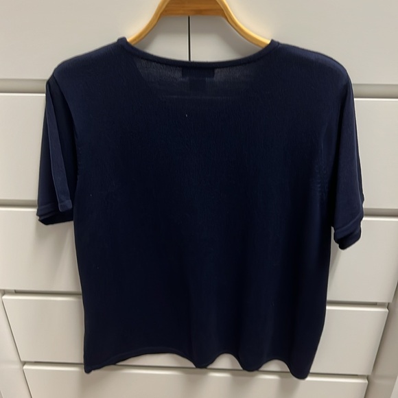 Urban Works Navy short sleeved sweater - size 18/20 2x - Picture 2 of 4